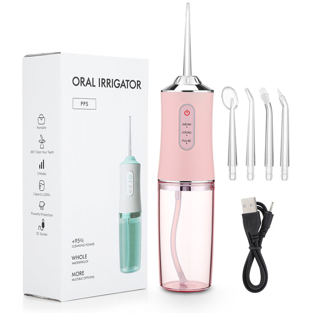 Irrigador oral para limpeza bucal