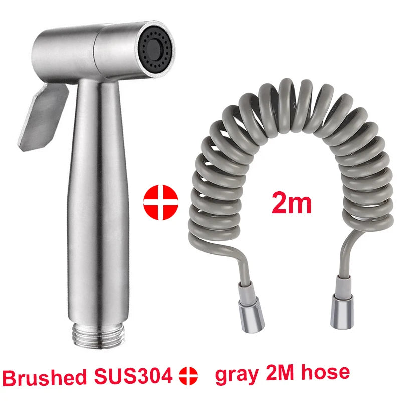 Conjunto de pulverizador de bidê portátil