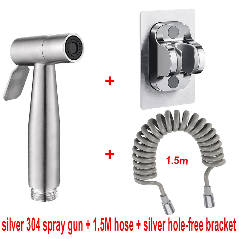 Conjunto de pulverizador de bidê portátil