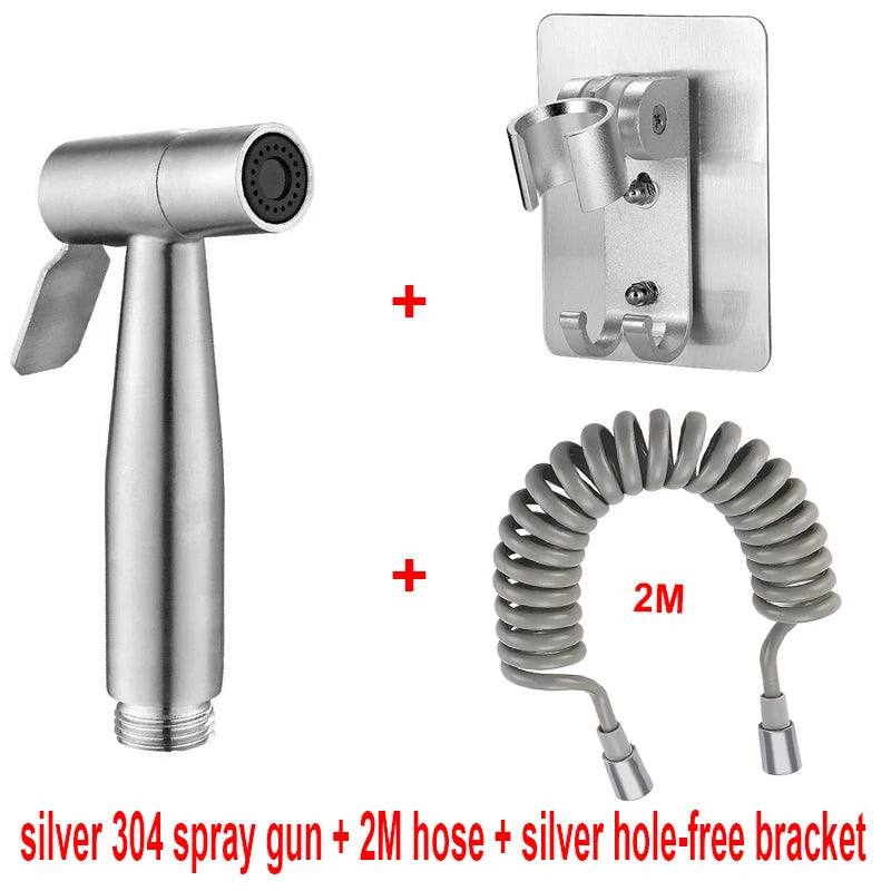 Conjunto de pulverizador de bidê portátil