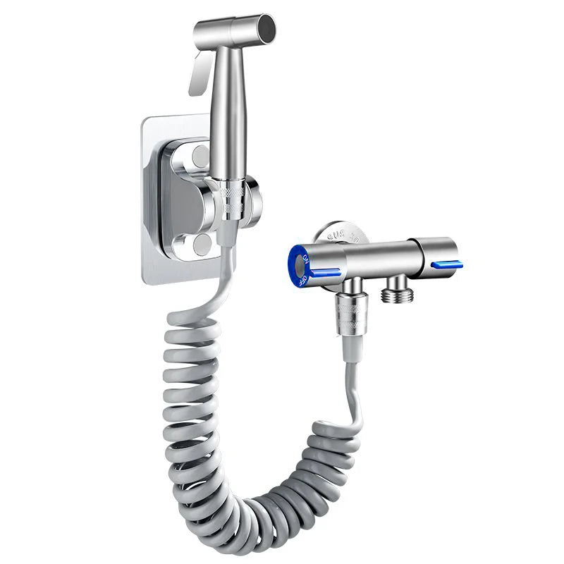 Conjunto de pulverizador de bidê portátil