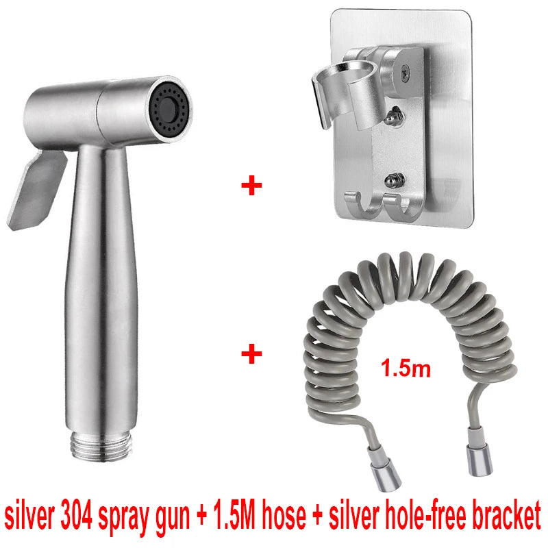 Conjunto de pulverizador de bidê portátil