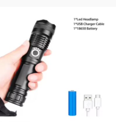Ilumine qualquer ambiente com a potência incomparável da lanterna tática com LED