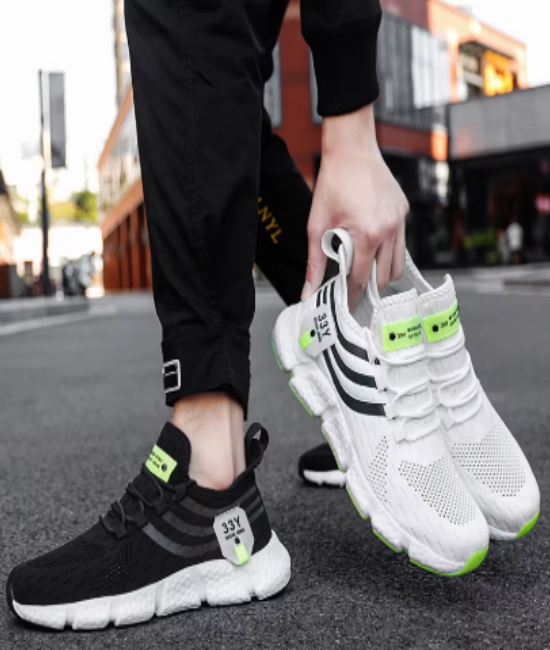 Tenis Confortaveis casuais solado grosso
