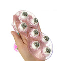 Luva massageadora ergonômica com 7 esferas