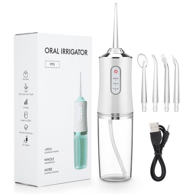 Irrigador oral para limpeza bucal