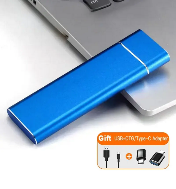 Drive externo SSD: Alta velocidade USB 3.1 Tipo-C